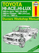 Toyota Hi-Ace & Hi-Lux Owners Workshop Manual