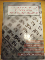 Modern Portfolio Theory And Investment Analysis