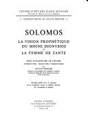 La vision prophētique du moine Dionysios, ou, La femme de Zante