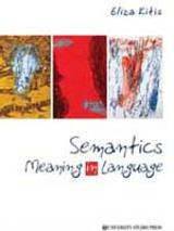 Semantics. Meaning in Language