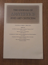 The journal of aesthetics and art criticism, vol. 60,2 (Spring 2002)