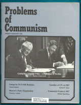 Problems Of Communism : Vol. xxxvii No. 1 1988