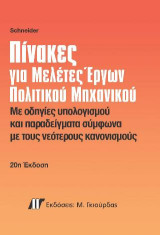 Πίνακες για Μελέτες Έργων Πολιτικού Μηχανικού