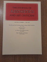 The journal of aesthetics and art criticism, vol. 65,4 (Fall 2007)
