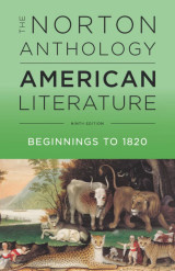 The Norton Anthology American Literature v. A "Beginnings to 1820"