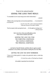 Giving The Love That Heals