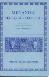 Menandri Reliquiae selectae