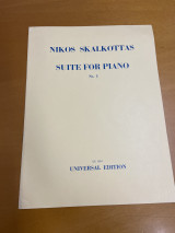 Skalkottas Σκαλκωτας Suite for piano no. 3