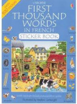 First Thousand Words in French Sticker Book