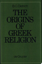 The Origins of Greek Religion