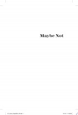 Maybe Not
