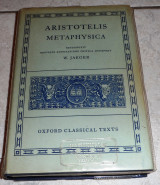 Aristotelis metaphysika 1963 w.jaeger oxford classical texts
