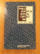 Philosophy & social criticism, vol. 22,5 (1996)