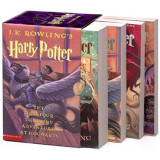 Harry Potter Year 1-4 by J. K. Rowling First Scholastic Trade Paperback Edition
