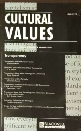 Cultural Values - Volume 3