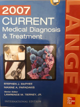 Current medical diagnosis & treatment 2007