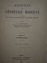 Exercices de geometrie moderne