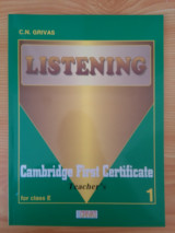 Listening - Cambridge First Certificate - Tearcher's Book for Class E