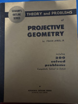 Theory and problems of projective geometry