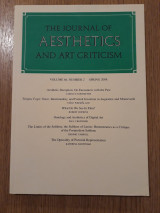 The journal of aesthetics and art criticism, vol. 66,2 (Spring 2008)