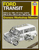 Ford Transit Owners Workshop Manual