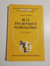 De la technique psychanalitique