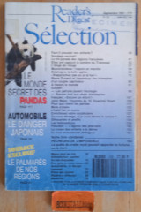 Reader's Digest Selection Septembre 2001 Le monde secret des pandas. Automobile le danger Japonais