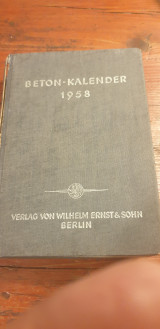 Beton -Kalender 1958