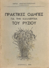 Πρακτικές οδηγίες για την καλλιέργεια του ρυζιού