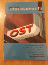 Radical philosophy, issue 115 (September/October 2002)