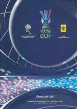 Μπόλτον – Άρης – Uefa Cup 2007 - 2008 - Πρόγραμμα Αγώνα – Bolton – Aris Match Program