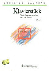 Klavierstück: Fünf Gewissenbisse und ein Meer: Op. 24: 1981