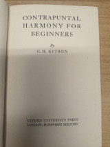 Contrapuntal harmony for beginners