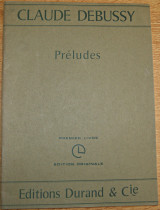 Claude Debussy preludes premier livre / edition durand
