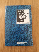 Philosophy & social criticism, vol. 21, no. 3 (1995)