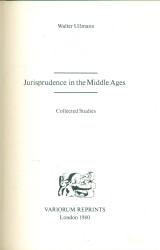 Jurisprudence in the Middle Ages