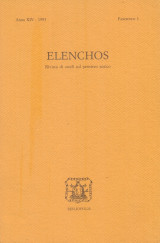 Elenchos – 1993, 1 [Rivista di studi sul pensiero antico]