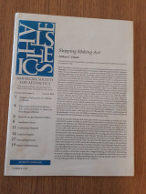 American Society for Aesthetics Newsletter, vol. 30,2 (Summer 2010)