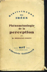 Broché - Phénoménologie de la perception