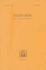 Elenchos – 1994, 1 [Rivista di studi sul pensiero antico]