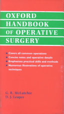 Oxford Handbook of Operative Surgery