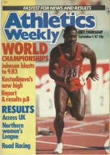 Athletics Weekly Magazine – 05 September 1987 - Στίβος