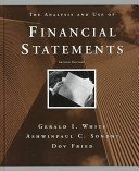 The Analysis and Use of Financial Statements