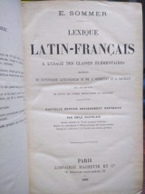 Lexique français-latin … extrait du Dictionnaire français-latin de M.L. Quicherat, par É. Sommer …