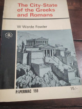 The City-State of the Greeks and Romans