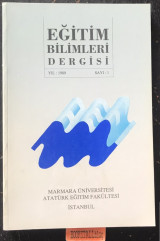 Eğitim Bilimleri Dergisi. Sayi: 1