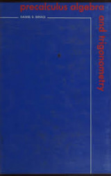 Precalculus Algebra and Trigonometry