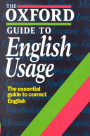 The Oxford Guide to English Usage