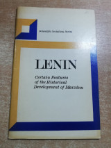 Certain features of the Historical development of Marxism