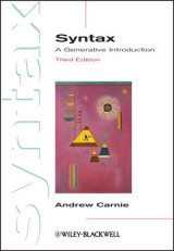 Syntax: a generative introduction. -- 3rd edition